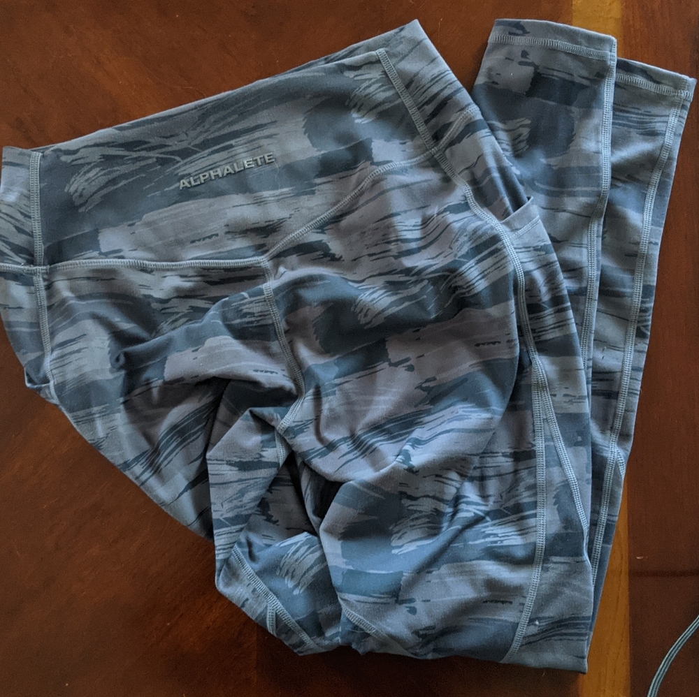 Surface Pocket Legging Grey Canvas Camo L